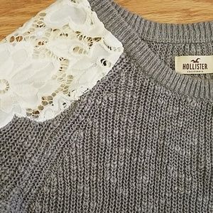 Hollister Lace shoulder sweater